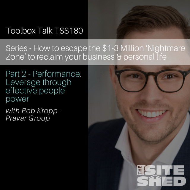 #180 | Rob Kropp – Performance. Leverage Through Effective People Power